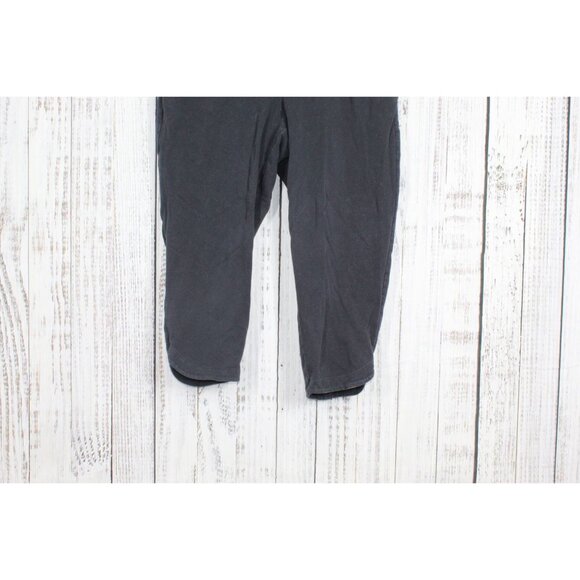 LL Bean Ultrasoft Sweats Slim Leg Crop Black Size Large - Picture 3 of 10